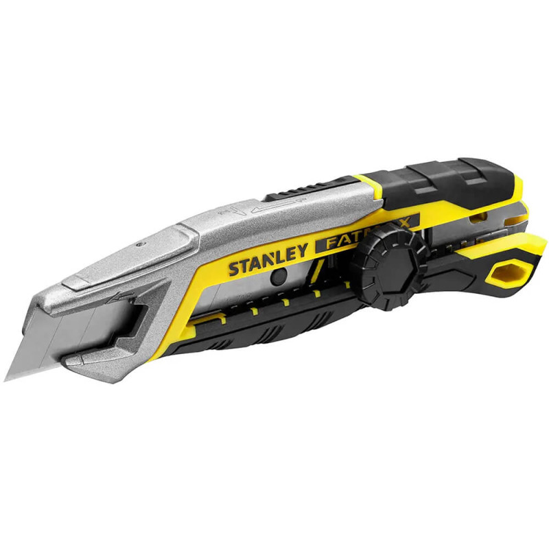 Ніж FatMax Integrated Snap Knife довжиною 165 мм з лезом шириною 18 мм з сегментами, що відламуються STANLEY (FMHT10592-0)