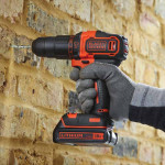 Дрель-шуруповерт аккумуляторный ударный BLACK+DECKER (BDCHD18KB) – Фото №2