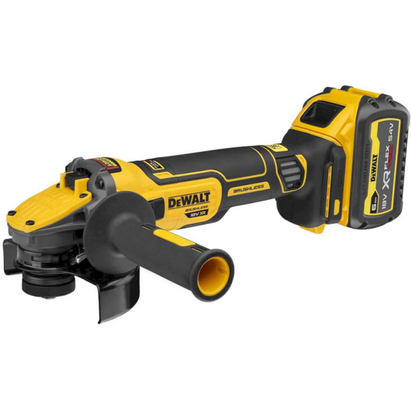 Кутова шліфувальна машина (КШМ) болгарка акумуляторна DeWALT з АКБ (DCG409VST1)