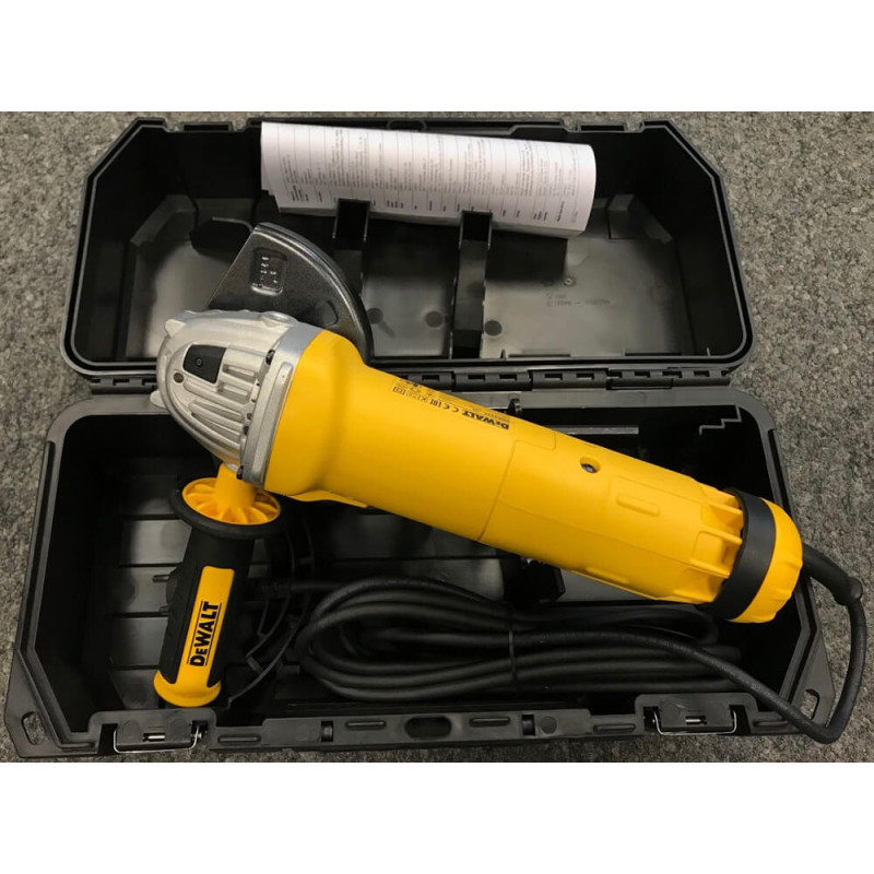 Угловая шлифмашина (УШМ) болгарка сетевая DeWALT (DWE4237K)