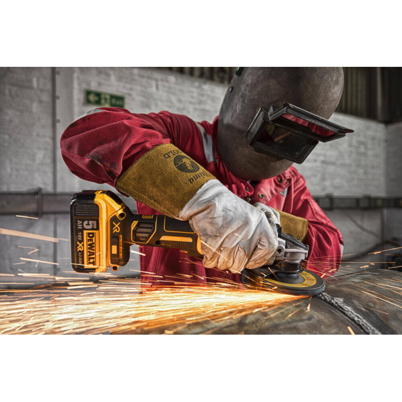 Кутова шліфувальна машина (КШМ) болгарка акумуляторна безщіткова DeWALT (DCG405P3)