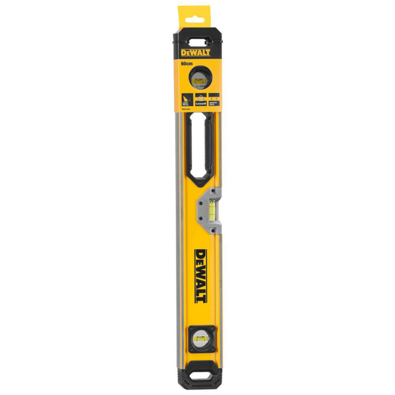 Уровень строительный аллюминий DeWALT 600 мм 3 капсулы (DWHT0-43224)