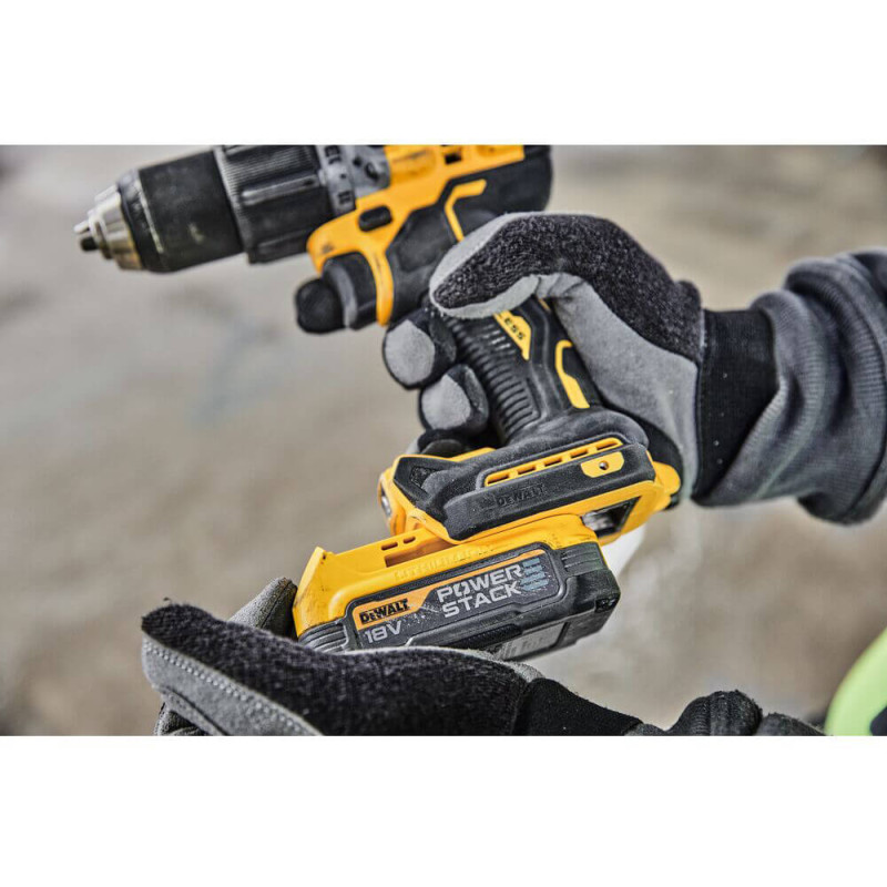 Дрель-шуруповерт аккумуляторная ударная безщеточная DeWALT (DCD805E2T)