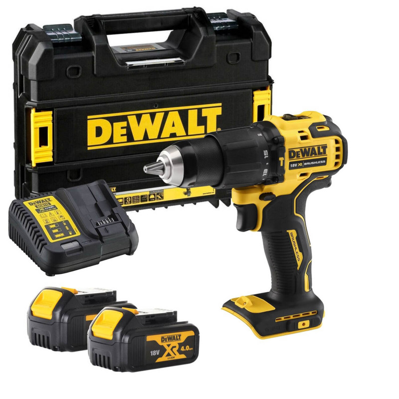 Дрель-шуруповерт аккумуляторная безщеточная ударная DeWALT (DCD709M2T)