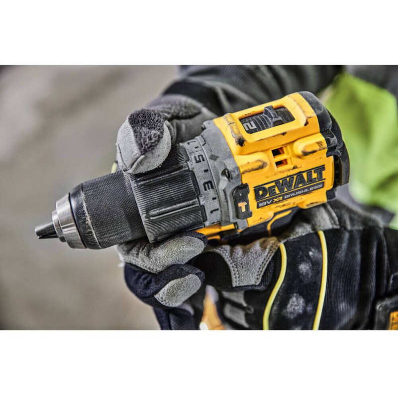 Дрель-шуруповерт аккумуляторная ударная безщеточная DeWALT (DCD805E2T)