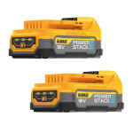 Набір акумуляторних батарей PowerStack DeWALT DCBP034E2 – Фото №1