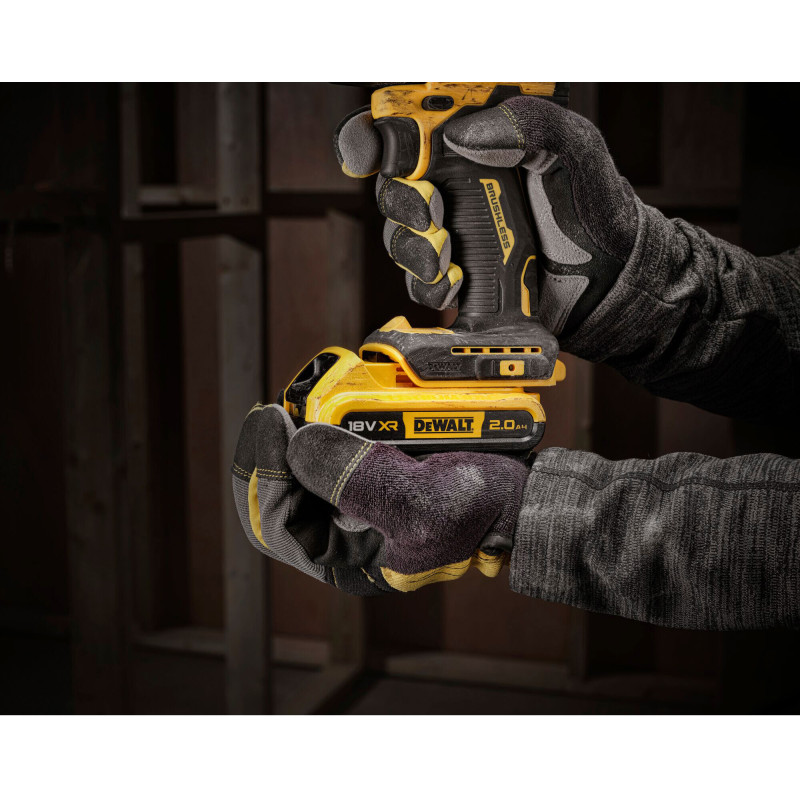 Дрель-шуруповерт аккумуляторная 100 YEARS DeWALT (DCD100YD2T)