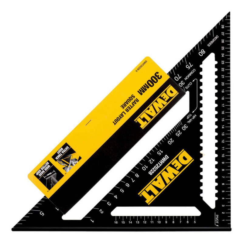 Угольник строительный металлический 300х300 мм DeWALT (DWHT25228-0)