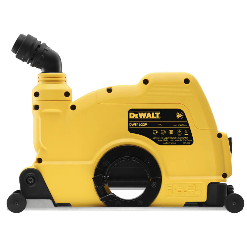 Захисний кожух 230 мм для відводу пилу - бороздоділ DeWALT (DWE46229)