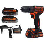 Дрель-шуруповерт аккумуляторный BLACK+DECKER (BDCDD186KB) – Фото №2