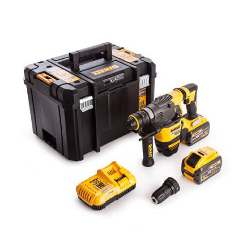 Перфоратор аккумуляторный бесщеточный SDS-Plus DeWALT (DCH334X2)