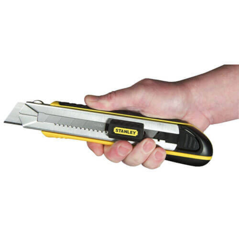 Нож FatMax Cartridge длиной 215 мм с лезвием шириной 25 мм с отламывающимися сегментами STANLEY (0-10-486)