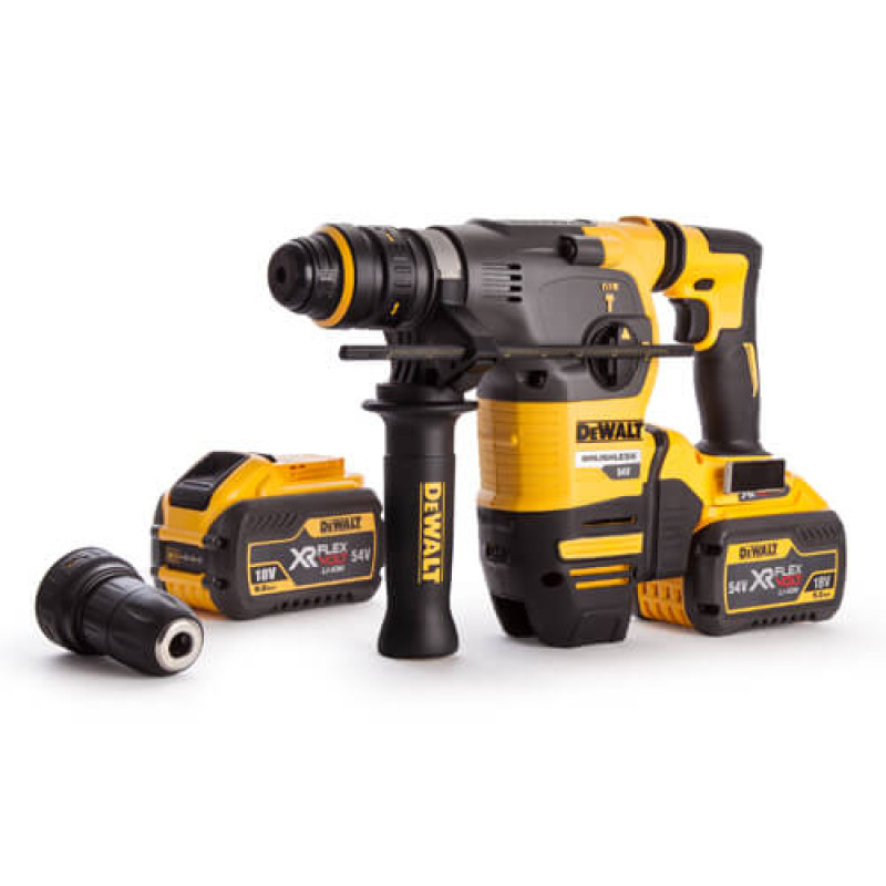 Перфоратор аккумуляторный бесщеточный SDS-Plus DeWALT (DCH334X2)