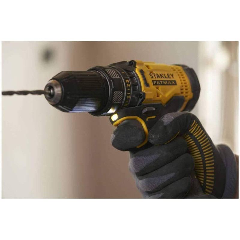 Дрель-шуруповерт аккумуляторный STANLEY FATMAX (SFMCD700C2K)