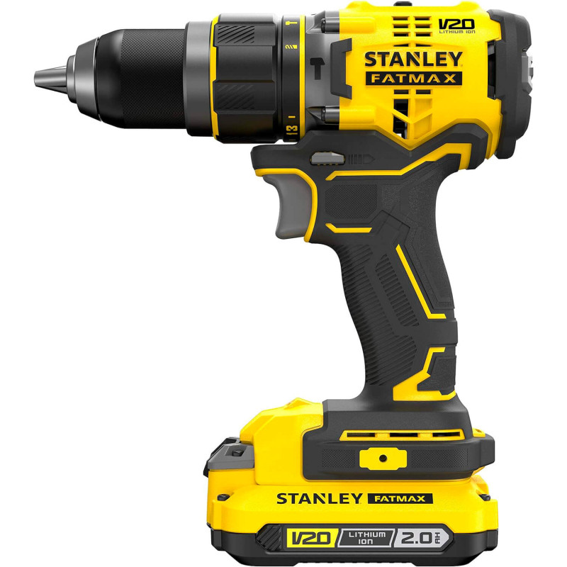 Дрель-шуруповерт ударная аккумуляторная бесщеточная STANLEY FATMAX (SFMCD721D2K)