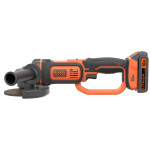 Шліфмашина кутова - болгарка акумуляторна BLACK+DECKER (BCG720M1) – Фото №2