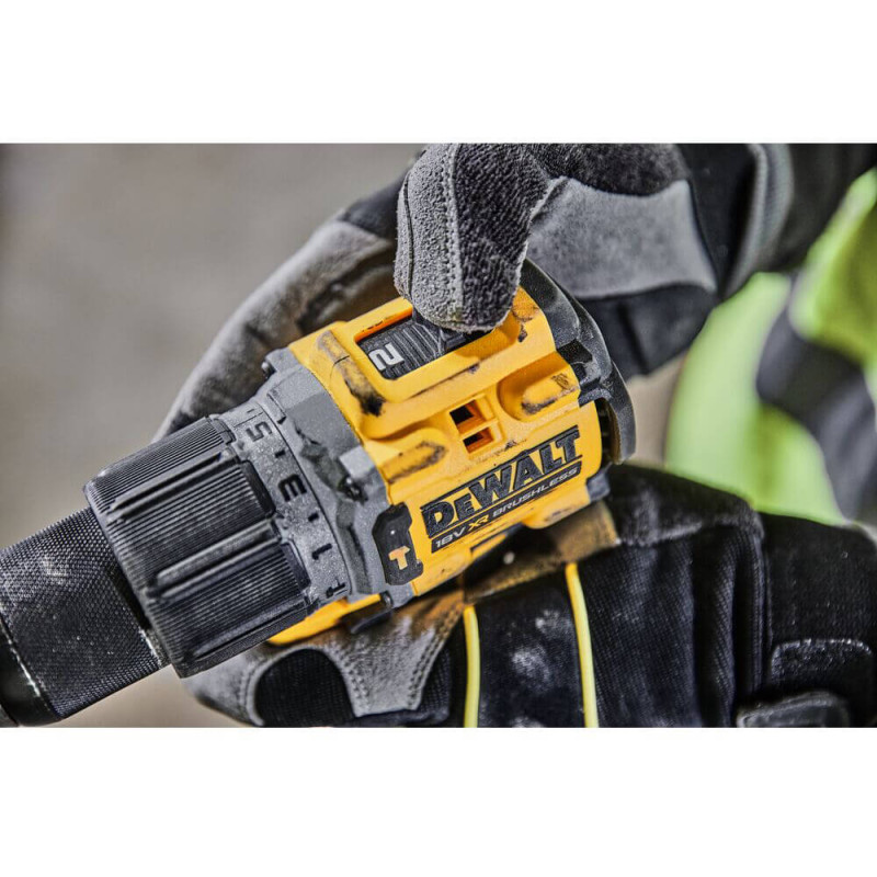 Дриль-шуруповерт акумуляторна безщіткова ударна DeWALT (DCD805E1T)
