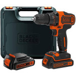 Дрель-шуруповерт аккумуляторный BLACK+DECKER (BDCDD186KB) – Фото №1