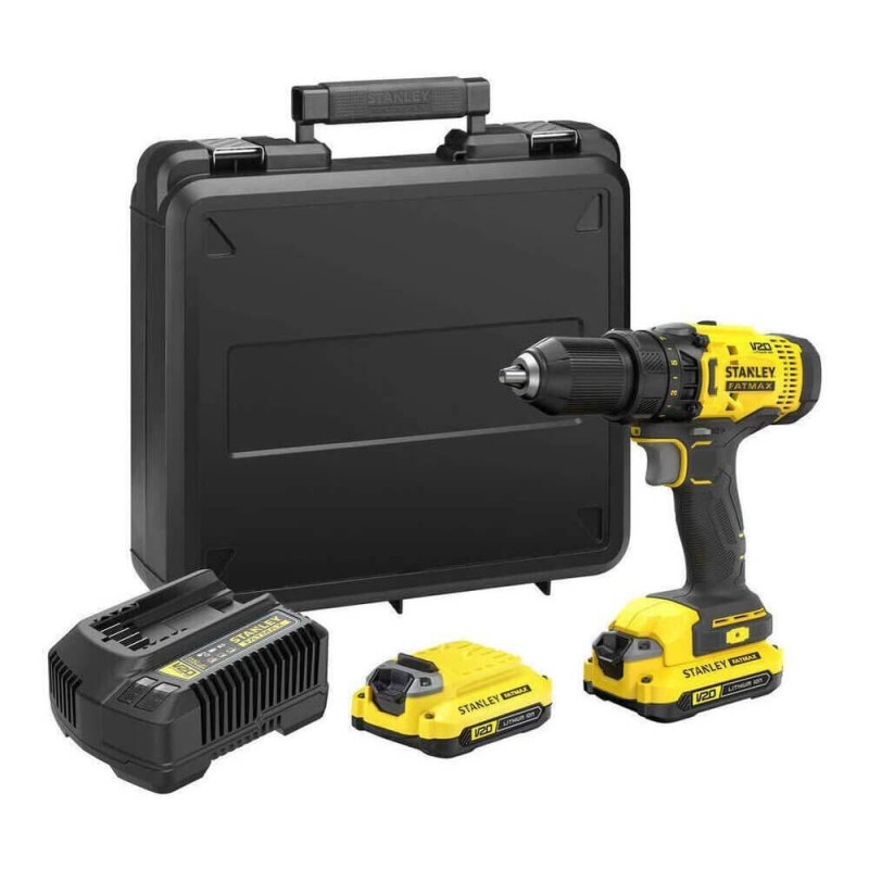 Дрель-шуруповерт аккумуляторный STANLEY FATMAX (SFMCD700C2K)