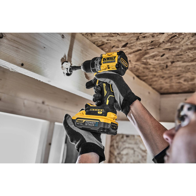 Дриль-шуруповерт (шурупокрут) акумуляторний безщітковий DeWALT (DCD800H2T)