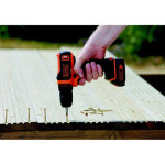 Дриль-шурупокрут акумуляторний BLACK+DECKER (BDCDD12) – Фото №4