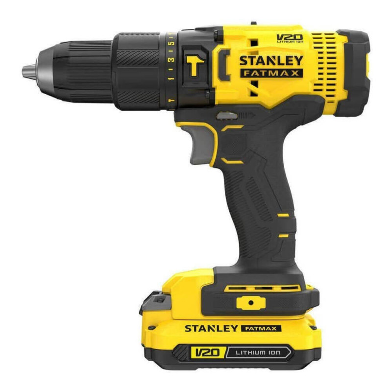 Дрель-шуруповерт ударная аккумуляторная STANLEY FATMAX (SFMCD711C2K)
