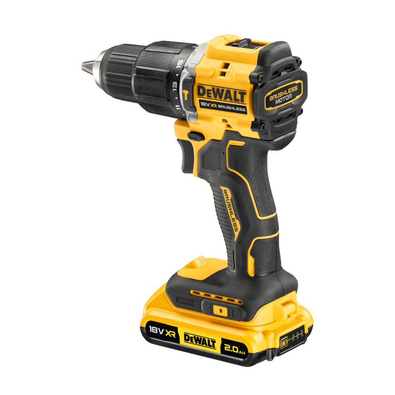 Дрель-шуруповерт аккумуляторная 100 YEARS DeWALT (DCD100YD2T)