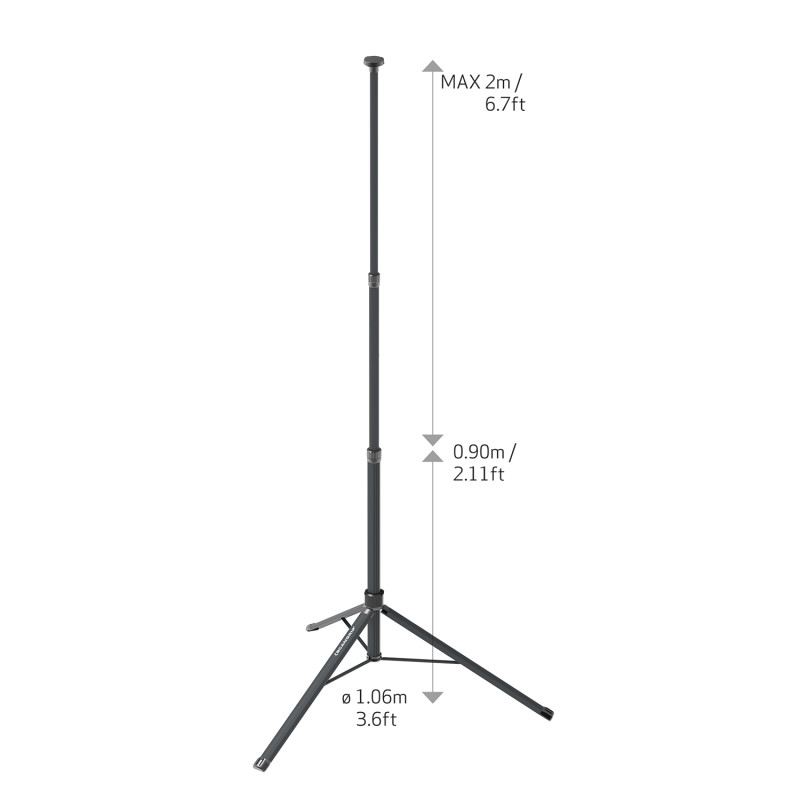 Прожектор с двумя LED-головками и штативом Scangrip Tower Compact Connect (03.6110C)