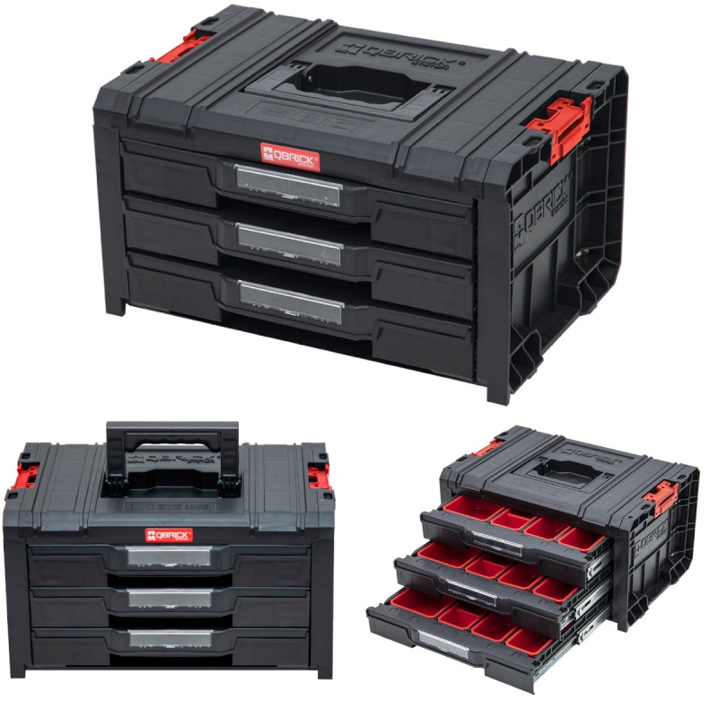 Ящик для инструмента QBRICK SYSTEM PRO DRAWER 3 TOOLBOX 2,0 EXPERT (SKRQPROD3E2CZAPG003)