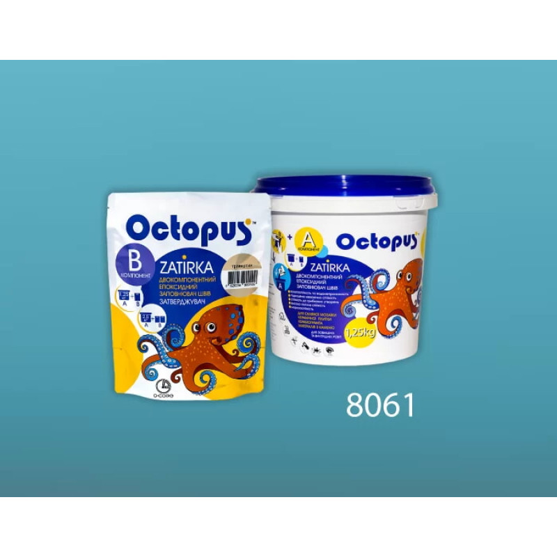 Епоксидна двокомпонентна  фуга Octopus Zatirka колір 8061 1,25 кг (8061-1)