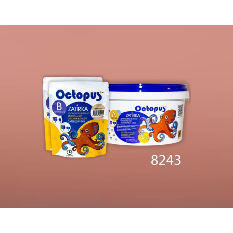 Епоксидна двокомпонентна  фуга Octopus Zatirka колір 8243 2,5 кг (8243-2)