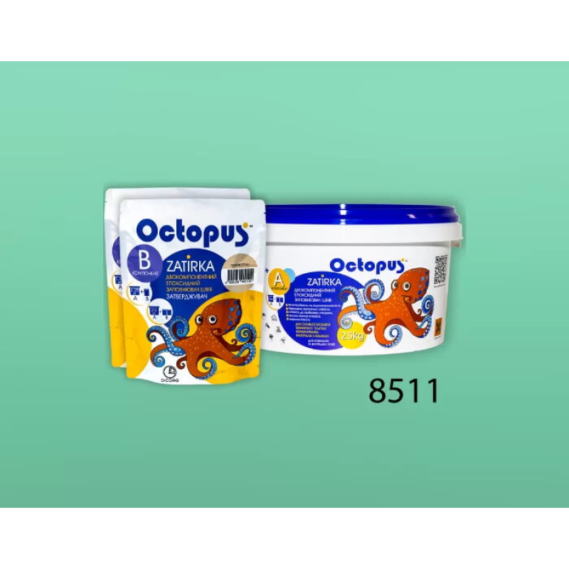 Епоксидна двокомпонентна  фуга Octopus Zatirka колір 8511 2,5 кг (8511-2)
