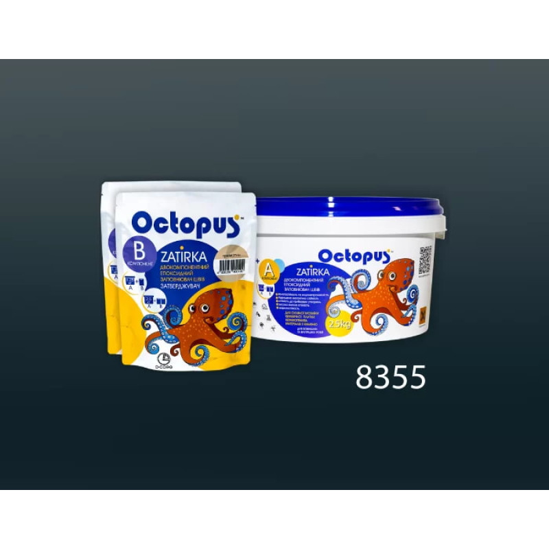 Епоксидна двокомпонентна  фуга Octopus Zatirka колір 8355 2,5 кг (8355-2)