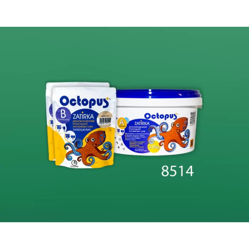Епоксидна двокомпонентна  фуга Octopus Zatirka колір 8514 2,5 кг (8514-2)