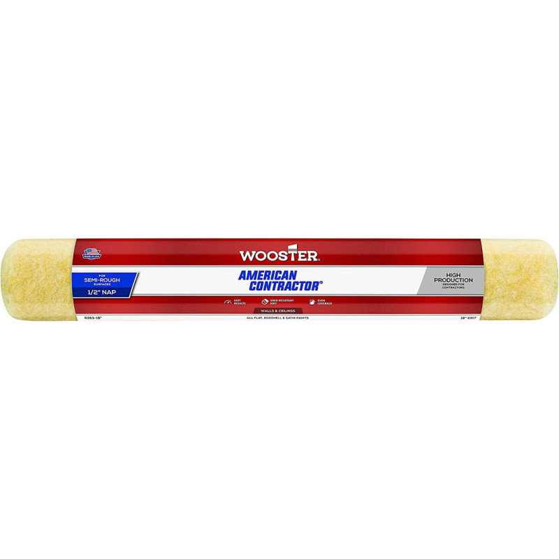 Валик малярный Wooster American Contractor вязаный R363-18 46 см (18”) ворс 13 мм (1/2”)