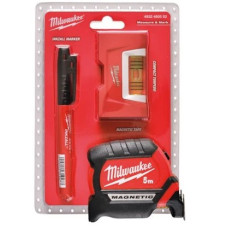 Маркер + рулетка + уровень НАБОР — 3 инструмента MILWAUKEE (4932480552)
