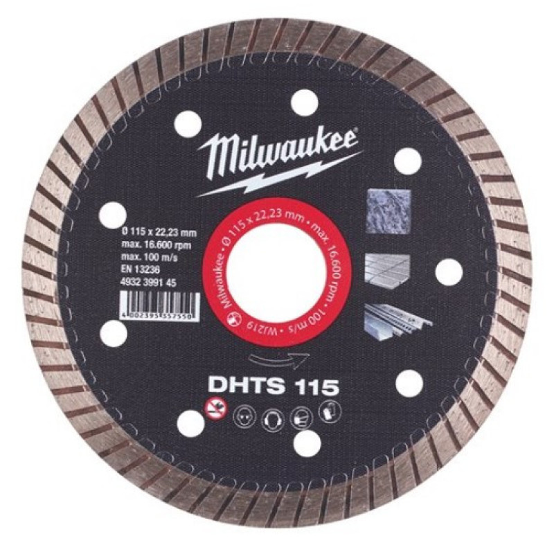 Алмазный диск DHTS 125 MILWAUKEE (4932399146)