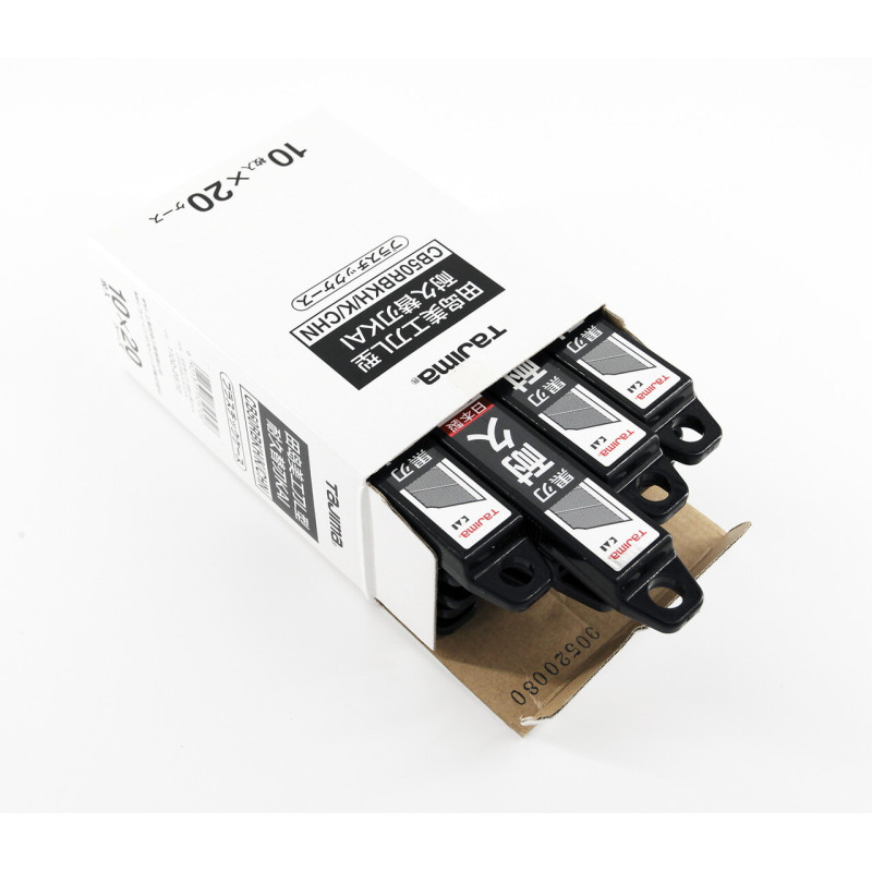 Леза сегментні TAJIMA CB50RBKH 18 мм чорні 10 шт (1102-2572)