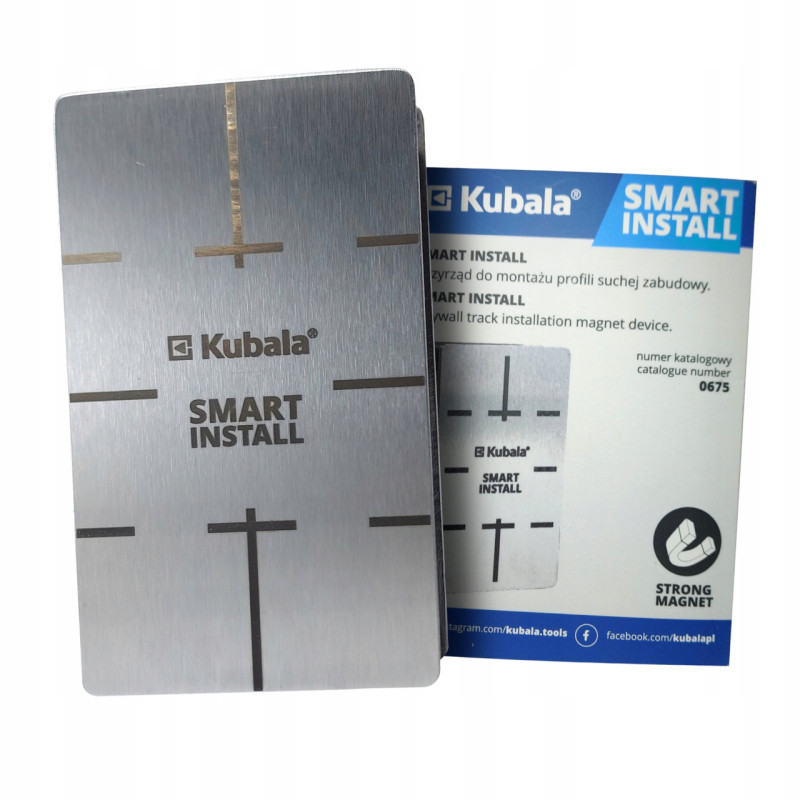 Рівень магнітний для монтажу гіпсокартону Smart (0675k)
