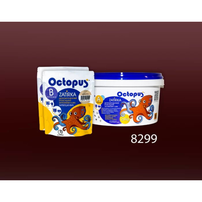 Епоксидна двокомпонентна  фуга Octopus Zatirka колір 8299 2,5 кг (8299-2)
