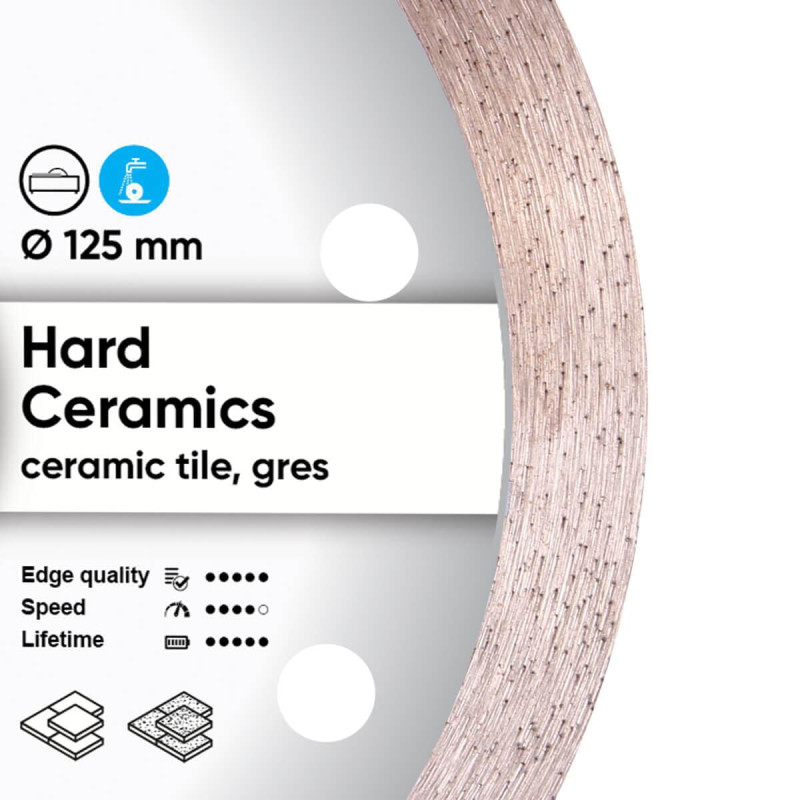 Круг алмазный отрезной 1A1R 125 Hard ceramics (11115048010)