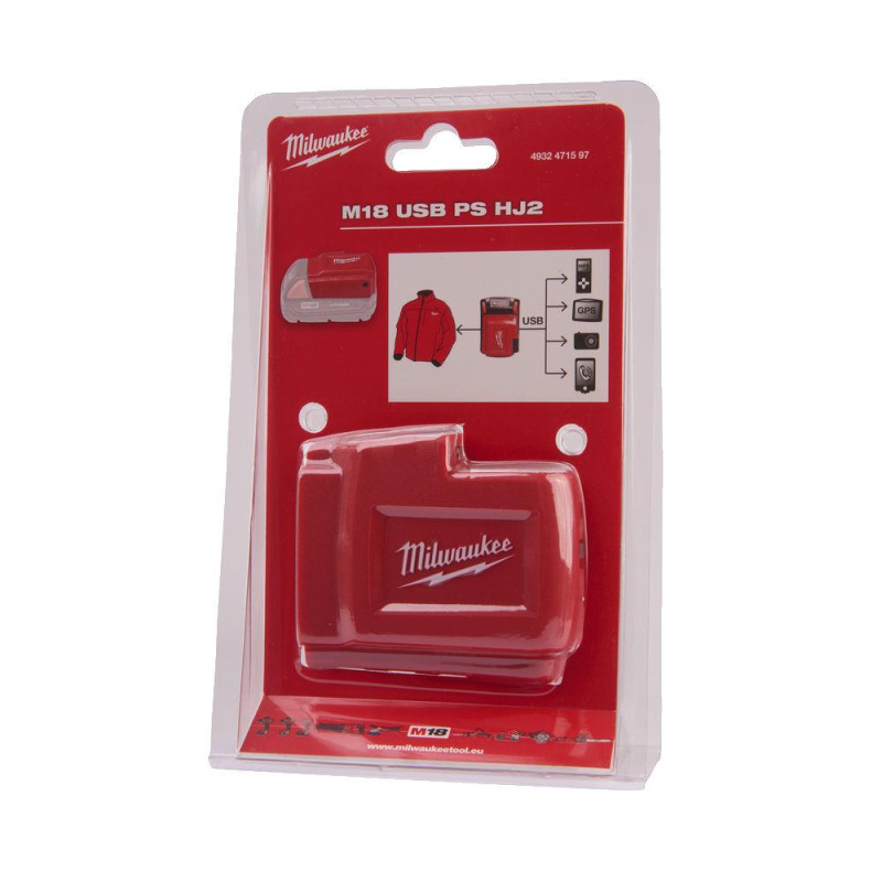 Устройство зарядное-адаптер M18 USB PS HJ2 MILWAUKEE (4932471597)
