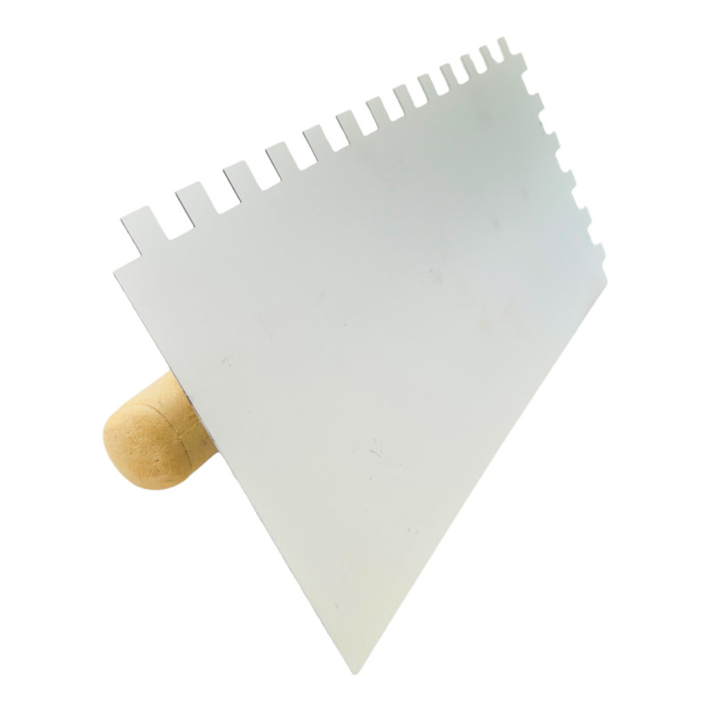 Шпатель зубчатый 10 мм 270х130 мм Kubala ECO-Line (2605)
