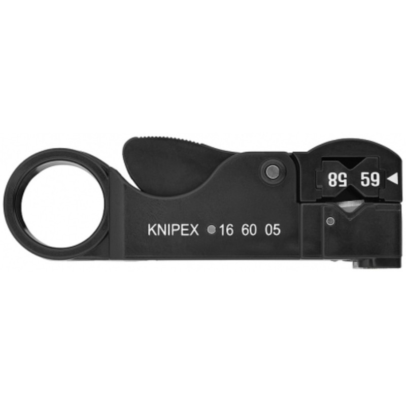 Стрипер (съемник изоляции из коаксиальных кабелей) KNIPEX (16 60 05 SB)