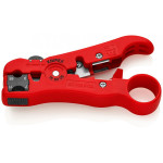 Стрипер (съемник изоляции из коаксиальных кабелей) KNIPEX (16 60 06 SB) – Фото №1