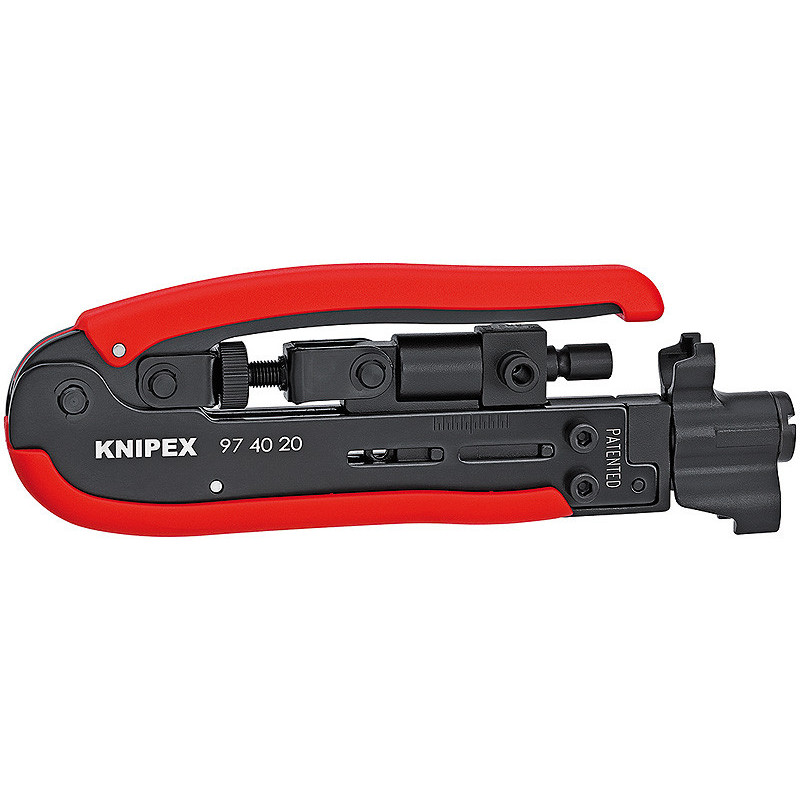 Кримпер (клещи для обжима контактов) для кабеля KNIPEX (97 40 20 SB)