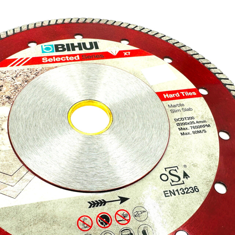 Диск алмазный BIHUI B-TURBO Ø 200 мм (DCDT200)