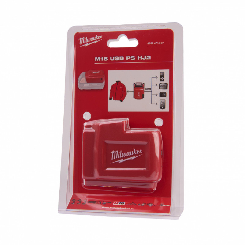 Устройство зарядное-адаптер M18 USB PS HJ2 MILWAUKEE (4932471597)
