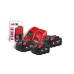 Аккумулятор + З/У (Энергокомплект) M18 NRG-503 (В5 2 шт + В2 1 шт + З/У M12-18FC) MILWAUKEE (4933451423) – Фото №2