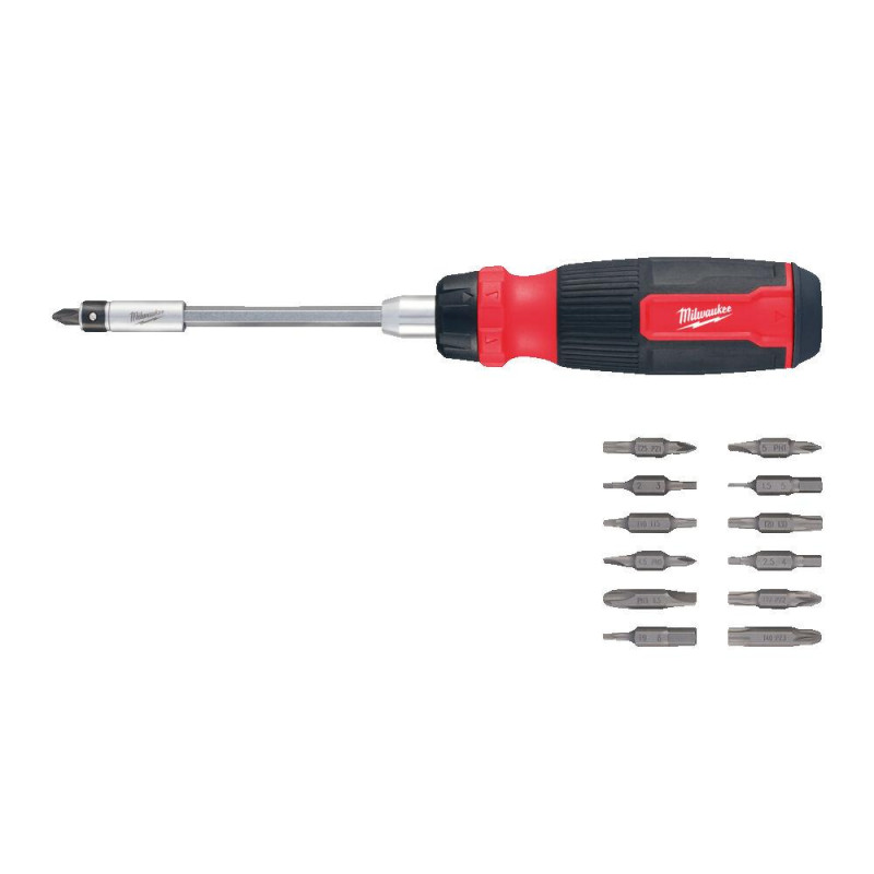 Викрутка зі змінними насадками (бітами) НАБІР 27 в 1 PH/PZ/TX/SL/HEX MILWAUKEE (4932480583)